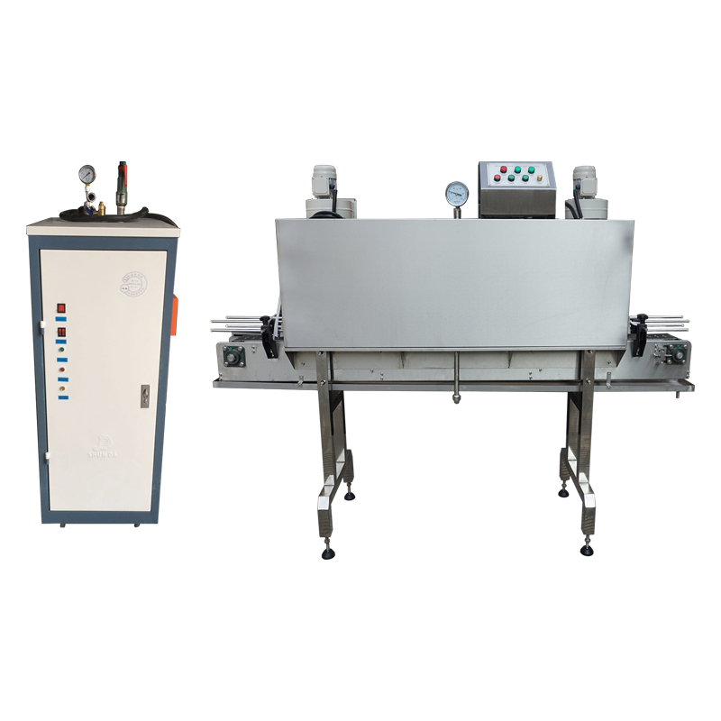 Машина для упаковки в термоусадочную этикетку для бутылок